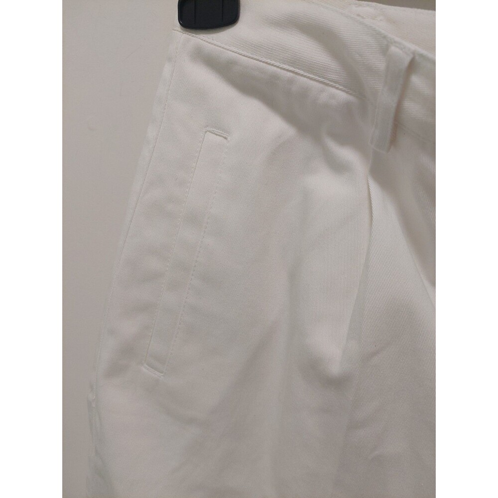 Liz Claiborne Cotton Shorts NWT Vintage Size 16 White preppy - Picture 5 of 6
